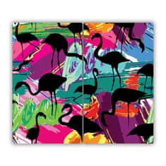 tulup.si Steklena podloga za rezanje Flamingos 60x52 cm