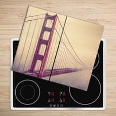 tulup.si Steklena podloga za rezanje Bridge v san franciscu 2x30x52 cm