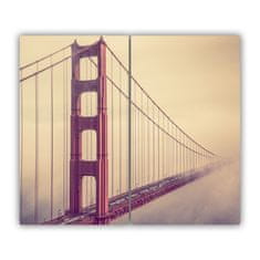 tulup.si Steklena podloga za rezanje Bridge v san franciscu 2x30x52 cm