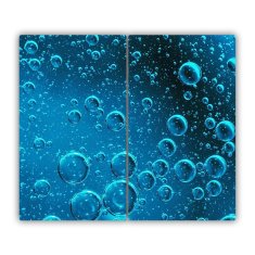 tulup.si Steklena podloga za rezanje Mehurčki pod vodo 2x30x52 cm