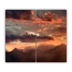 tulup.si Steklena podloga za rezanje Sunset gora 60x52 cm
