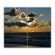 tulup.si Steklena podloga za rezanje Sončni zahod nad morjem 2x30x52 cm