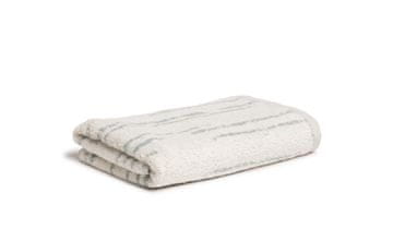 Möve BOHEMIAN DREAMS Brisača s črtami 67 x 140 cm, krem - zelena