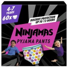 Pampers Ninjamas pižama hlače, za punce, 4-7 let, 60/1