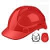Varnostna čelada Rdeča /330g/HDPE (TSP2611)