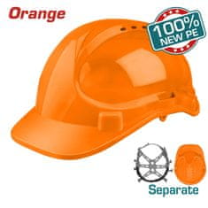 Total Varnostna čelada Oranžna /330g/HDPE (TSP2605)