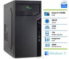 PCplus e-office namizni računalnik, i7-14700, 16GB, SSD1TB, W11H (145703)