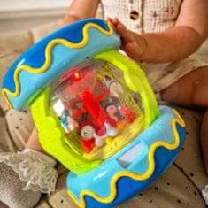 WOOPIE Drum Music Box Projektor 3 v 1 Glasbena igrača za dojenčke + Roller Learning Roller