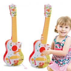 WOOPIE Akustična kitara za otroke Rdeča 43 cm