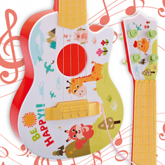 WOOPIE Akustična kitara za otroke Rdeča 43 cm