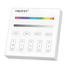 MiBoxer Stenski UPRAVLJALNIK Mi-light nadgradni RGB+W FUT-B3 