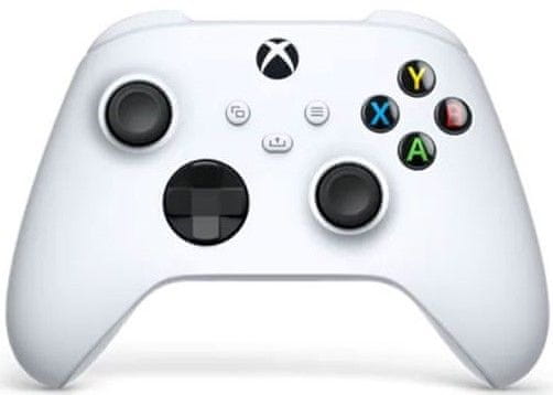 Microsoft Robot brezžični kontroler za Xbox, bel