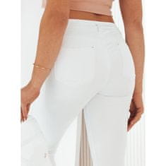 Dstreet Ženske hlače iz džinsa NAVILES bele barve uy1987 S