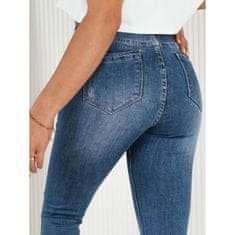 Dstreet Ženske hlače iz džinsa MOURET modre barve uy1991 XL