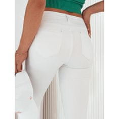 Dstreet Ženske hlače iz džinsa BRENO bele barve uy1993 L