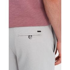 OMBRE Moške kratke hlače V5 OM-SRCS-0127 svetlo sive barve MDN124783 XXL