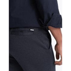 OMBRE Moške hlače CARROT temno modre barve MDN124789 L
