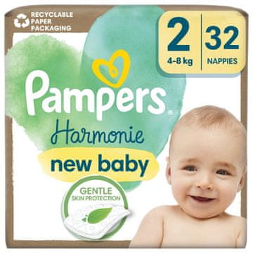 Pampers Harmonie plenice velikost 2, 4-8 kg, 32/1