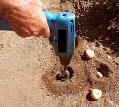 Netscroll Sveder za zemljo za ročni vrtalnik, ki služi kot nastavek za kopanje sadilnih lukenj, hitro in enostavno sajenje, prihranek časa, nič več napornega kopanja jamic, GardenDrill