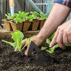 Netscroll Unikatno oblikovana večnamenska vrtna motika za urejanje zelenih površin, ergonomska oblika motike bo poskrbela, da bo vaš vrt precizno oblikovan, brez plevela, rastline pa nepoškodovane, PickGarden