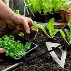 Netscroll Unikatno oblikovana večnamenska vrtna motika za urejanje zelenih površin, ergonomska oblika motike bo poskrbela, da bo vaš vrt precizno oblikovan, brez plevela, rastline pa nepoškodovane, PickGarden