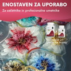 Artline Epoxy Resin EXTRA HONEY - Epoksidna smola s trdilcem, 300 gr, prozorna, ekstra viskoznosti, 2:1