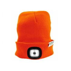 Ekolight Kapa z USB polnilno LED svetilko oranžna