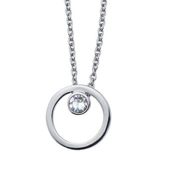 Brezčasna ogrlica s kristali Swarovski Mirage 32215.R