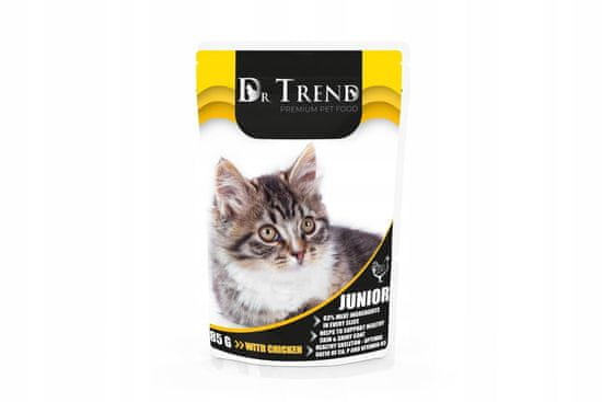 Dr.Trend PREMIUM mokra hrana za mačke s piščancem 12x85 g