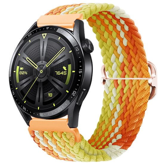 BStrap Elastic Nylon pašček za Xiaomi Watch S1 Active, fragrant orange