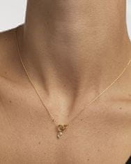 PDPAOLA Čudovita pozlačena ogrlica z breskovo lilijo CO01-844-U