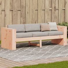 Greatstore Vrtni kavč trosed 189x60x62 cm trden les douglas