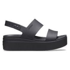 Crocs Sandali črna 41 EU Brooklyn Low Wedge