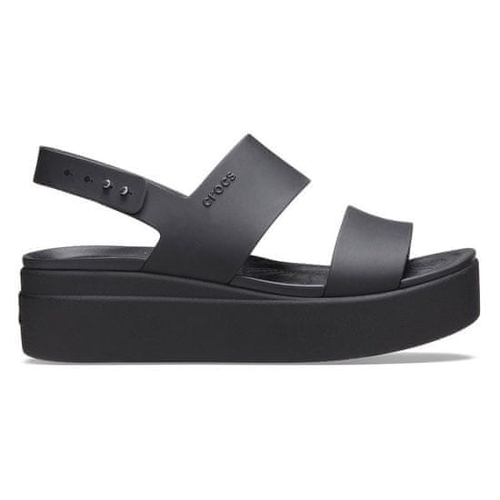 Crocs Sandali črna Brooklyn Low Wedge