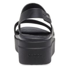 Crocs Sandali črna 41 EU Brooklyn Low Wedge