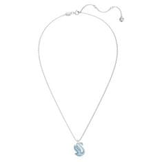 Swarovski Očarljiva ogrlica z modrim Iconic Swan 5660594