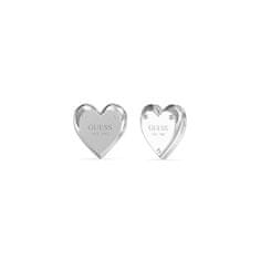 Guess All You Need Is Love Steel Heart Earrings JUBE04209JWRHT/U