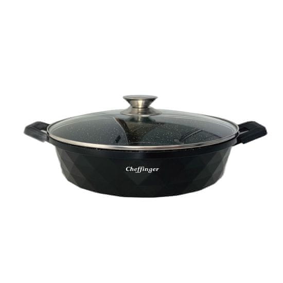Northix Posoda za serviranje 28 cm - aluminij