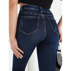 Dstreet Ženske hlače iz džinsa CANOS temno modre barve uy1959 S