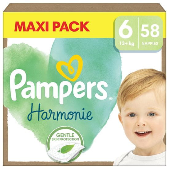 Pampers Harmonie plenice, 13+ kg, 58/1 (Maxi pakiranje)