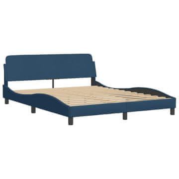 Vidaxl Posteljni okvir z vzglavjem Dover 160x200 cm blago