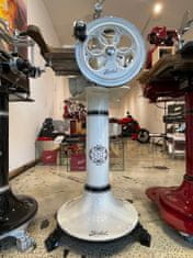 BERKEL Ročni rezalnik Flywheel VOLANO B2 NEW Metalno Bel s podstavkom Ferrari Fuji White - UNIKAT