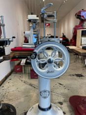 BERKEL Ročni rezalnik Flywheel VOLANO B2 NEW Metalno Bel s podstavkom Ferrari Fuji White - UNIKAT