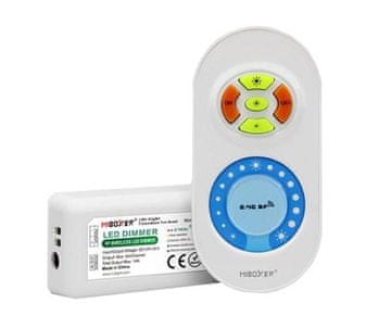 SET za MONO LED trak RF2.4G DC12-24V 6A/kanal daljinski upravljalnik + kontroler FUT021