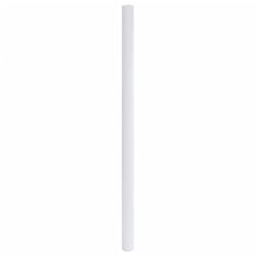 Vidaxl Nalepka za pohištvo samolepilna mat bela 90x500 cm PVC