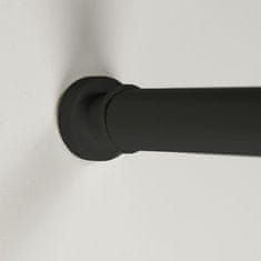 shumee Sealskin Teleskopska palica za tuš zaveso 80-130 cm črna