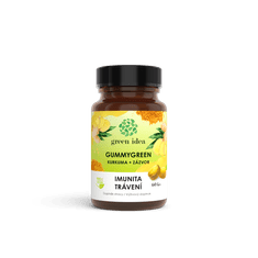 Green Idea Gummygreen - Kurkuma + ingver 60 kosov