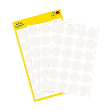 Avery Zweckform okrogle markirne etikete 3170, fi 18 mm, bele