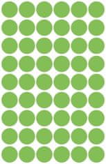 Avery Zweckform okrogle markirne etikete 3149, fi 12 mm, svetlo zelene
