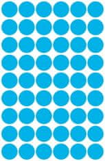 Avery Zweckform okrogle markirne etikete 3142, fi 12 mm, modre